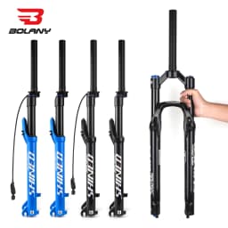 BOLANY MTB Air Fork 26 27.5 29Inch 120mm Travel Air Oil Suspension 9x100mm QR Lightweight Bike Fork R29 Bicycle Accessories Part