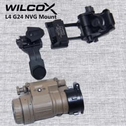 WILCOX Metal L4 G24 L4G24 NVG Mount Helmet Bracket Holder For PVS15 PVS18 GPNVG18Night Vision Goggles J Arm Stent Skip Fast OPS