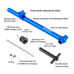 TOOPRE Road Bike Shifter Alignment Tool Bicycle Hand Shift Head Mount Handlebar Height Angle Left Right Symmetrical Adjuster
