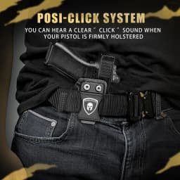 Only For G43G43X/G43X MOS,IWB Kydex Holster,Lock Sound,Mounting sight,Claw & Optic Cut,Right Hand