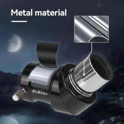 SVBONY SV222 1.25-inch 45/90 Degree Correct Image Prism Diagonal Fully Multi-Coated Metal for Refractor Telescope