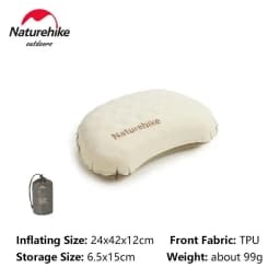 Naturehike Air Pillow Inflatable Pillow Foam Pillow 2 in 1 Waterproof Oilproof Stainproof Adjustable Soft Breathable Camp Travel
