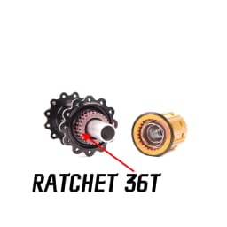 Black New Ultra Light Disc Brake Center Lock Road Bicycle Wheel Hub Aluminum Alloy 7075 24 Hole Spur Wheel 36T HG XDR 12 Speed
