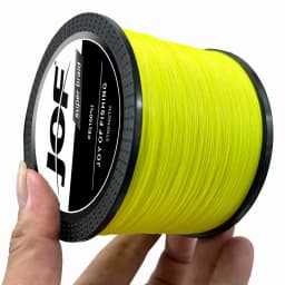 JOF 16 Strands Braided Fishing Line X16 Main Wire Abrasion Resistant Braid PE Lines Freshwater Saltwater Fishing Cord 10-90kg