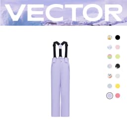 VECTOR Ski Pants Boys Girls Children Outdoor High-quality Windproof, Waterproof and Warm Snow Winter Ski Snowboard Pants Brand