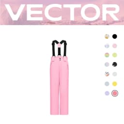 VECTOR Ski Pants Boys Girls Children Outdoor High-quality Windproof, Waterproof and Warm Snow Winter Ski Snowboard Pants Brand