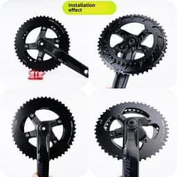 STONE 107BCD DOUBLE Chainring MTB Road Bike 46-33T 48-35T 50-37T 52-39T 54-41T2X 107 bcd Chainwheel for Sram Rival AXS 12S