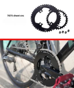 STONE 107BCD DOUBLE Chainring MTB Road Bike 46-33T 48-35T 50-37T 52-39T 54-41T2X 107 bcd Chainwheel for Sram Rival AXS 12S