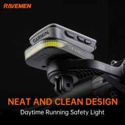 Ravemen FR160 LED Bike Front Light Bicycle Headlight QTM01+QTM03 Mount Tab For Garmin Wahoo Bryton GPS With AGM02 Bottom Mount