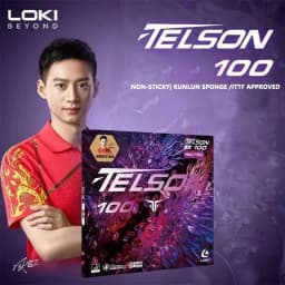 Original LOKI TELSON 100 Table Tennis Rubber Non-sticky Ping Pong Rubber Sheet with Pre-tuned Kunlun Sponge