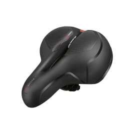 Breathable Taillight Bicycle Saddle Men Women MTB Road Bike Saddle Shock Absorbing Comfortable Big Butt Bike Seat Safety Warning