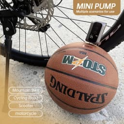 BSCOBBER Bike Accessories Portable Air Pump Tire Inflator Cycling For Mountain Bike Ball MTB Electric Bicycle Tools 100PSI