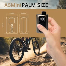BSCOBBER Bike Accessories Portable Air Pump Tire Inflator Cycling For Mountain Bike Ball MTB Electric Bicycle Tools 100PSI