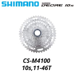 Shimano Deore M4100 10 Speed Bike Cassette CS-M4100 10S 10V MTB Mountain Bicycle Freewheel 11-42T 11-46T