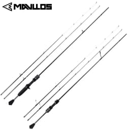 Mavllos Delicacy Trout Spinning Rod Lure 0.6-8g Line 2-6lb Fast Action Light Carbon BFS Casting Rod 2 Tips Bass Fishing Rods