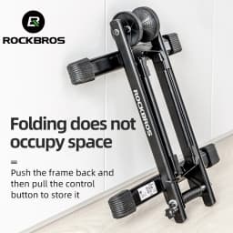 ROCKBROS Bicycle Parking Racks Foldable Indoor Floor Dispaly Stand MTB Road Bike Kick Stander Cycling Repair Support Holder Rack