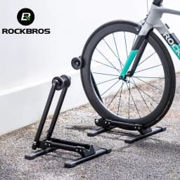 ROCKBROS Bicycle Parking Racks Foldable Indoor Floor Dispaly Stand MTB Road Bike Kick Stander Cycling Repair Support Holder Rack