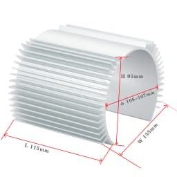 Motor Heat Sink for Razor MX650/MX500/SX500/Kunray MY1020 Motor Upgrade Accessories Aluminum Heat Sink Temperature Resistant