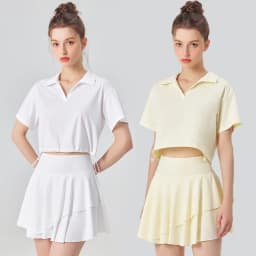 Women Summer Short Sportswear Solid Color Two Pieces Fitness Yoga Set Breathable Quick Dry Tennis Wear Female Workout Clothes
