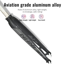 NANLIO F5 Bicycle Fork 26/27.5/29 Inch Aluminum Alloy Mountain Road Bike Bicycle Hard Fork Disc Brake Bicycle Accessorie 880g