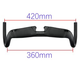 BALUGOE Gravel Bike Handle Carbon Handlebar UCI Road Bicycle Handlebar 13 Degree Outward Expansion 340/360/380/400/420/440mm