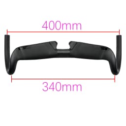 BALUGOE Gravel Bike Handle Carbon Handlebar UCI Road Bicycle Handlebar 13 Degree Outward Expansion 340/360/380/400/420/440mm