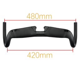 BALUGOE Gravel Bike Handle Carbon Handlebar UCI Road Bicycle Handlebar 13 Degree Outward Expansion 340/360/380/400/420/440mm