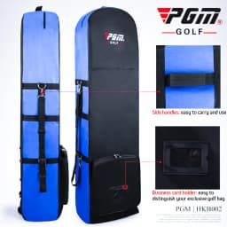 PGM Golf Aviation Bag with Silent Wheel HKB002 Large Capacity Storage Foldable Airplane Travelling Golf Bag Airplane Consignment