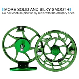 PROBEROS 3+1BB Fly Fishing Wheel 3/4-5/6-7/8 WT Fly Fishing Reel Aluminum Fly Reel CNC Machine Cut Large Arbor Die Casting