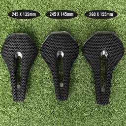 RYET 3D Printed Full Carbon Bicycle Saddle 245mm *135/145/155mm Bike Saddle for MTB Gravel Road Bike Seat bicycle parts