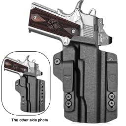 IWB,OWB,Holster For Colt 1911,Fits 1911 5'' No Rail，Hybrid Kydex&Nylon Gun Holster