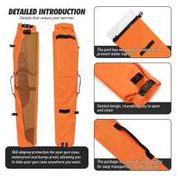 Waterproof Hunting Gun Bag Rifle Case Shotgun Bag Tactical Dry Gun Bag Roll-Top Closure Lightweight & Floating Bag Cover