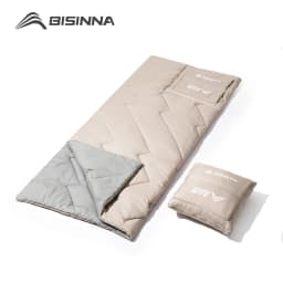 BISINNA Camping Sleeping Bag Portable Pillow Blanket Quilt for Outdoor Traveling Pinic Hiking