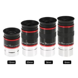 1.25" FMC 68 Degree Ultra Wide Angle Eyepiece for Astronomical Telescope 6mm/9mm/15mm/20mm