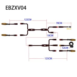 RTSHE-Electric Bicycle Ebike Turn Signal Waterproof Cable LED Flashing