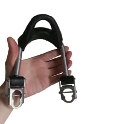 2PCS Scuba Diving Fin Straps for standard Fins Quick Release Buckles Tools Stainless Steel Fin Spring Heel Strap for Diving Fins