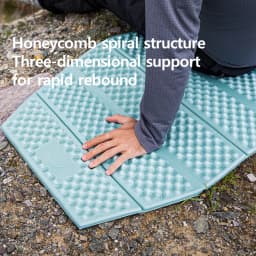 Naturehike 2026 Troues R2.0 Lightweight Portable Folding Square Egg Nest Mat Outdoor 1.8cm Thickened Camping Fishing Picnic Mat