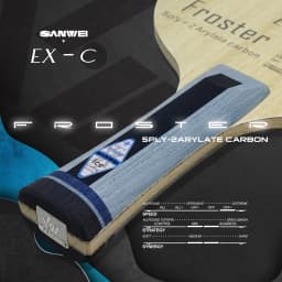 SANWEI Froster Arylate Carbon Table Tennis Blade