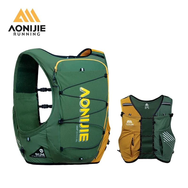 AONIJIE 10L Trail Running Backpack Hydration Vest Pack Men Women Lightweight Professional Off-Road Race Hiking Rucksack C9116
