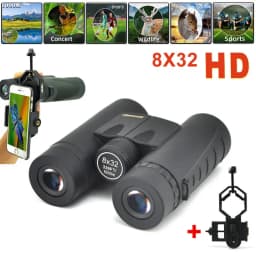 Visionking Professional 8x32 Binocular Long Eye Relief Outdoor Sport Camping Birdwatching Travling Survival Bak4 Roof Telescope