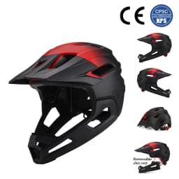 Horntour Detachable Full Face Bicycle Helmet for Adults Chin Guard Bike Helmet Shield Road MTB Safety Cycling Equipments