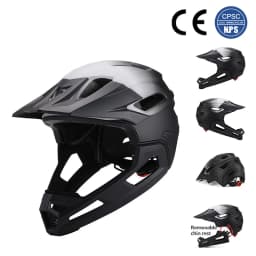 Horntour Detachable Full Face Bicycle Helmet for Adults Chin Guard Bike Helmet Shield Road MTB Safety Cycling Equipments