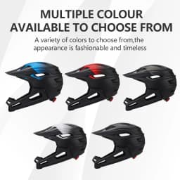 Horntour Detachable Full Face Bicycle Helmet for Adults Chin Guard Bike Helmet Shield Road MTB Safety Cycling Equipments