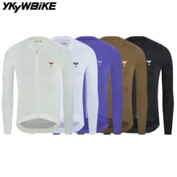 YKYWBIKE 2026 Cycling Jersey Men Spring Pro Team Bicycle Shirt Long Sleeve Breathable Road Bike Maillot Cycling Clothing MTB
