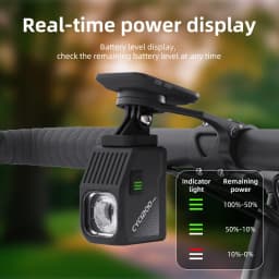 Wireless Remote Suspended Bike Headlight 1200 Lumens Cut-off Line Front Head Lamp Aluminum Alloy Road Mountain CYCLAMI 1200 Pro