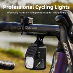 Wireless Remote Suspended Bike Headlight 1200 Lumens Cut-off Line Front Head Lamp Aluminum Alloy Road Mountain CYCLAMI 1200 Pro