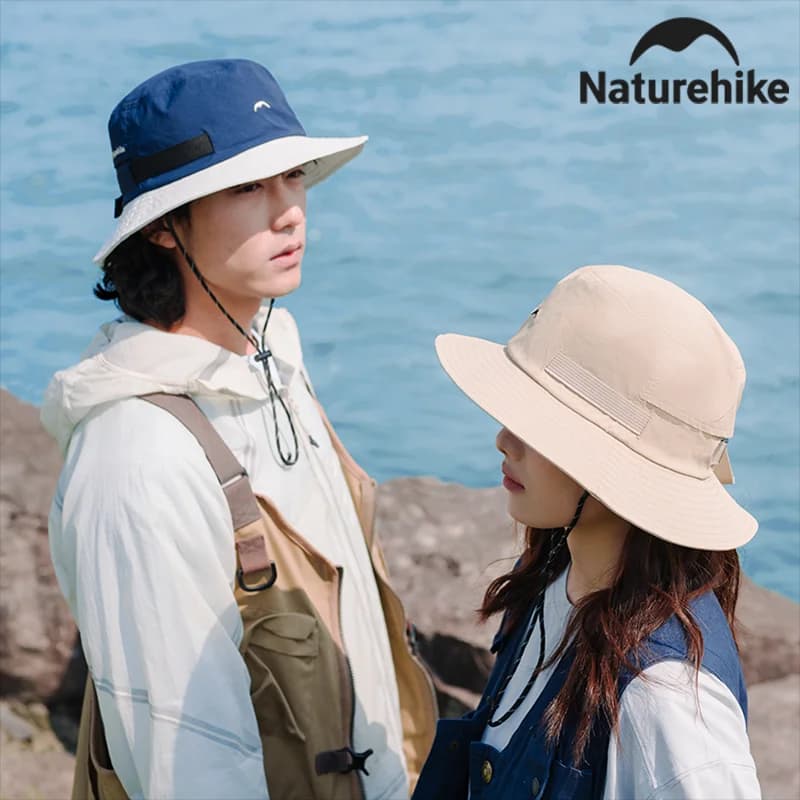 Naturehike Adjustable Outdoor Hat Sun Protection Breathable Shade Foldable Men Women Hiking Camping Casual Fisherman Hat