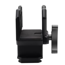 New Hunting Rifle Saddle Mount Clamp Adapter Rest Saddle Tripod Stick Head Clamp With 3/8" Arca Type Thread