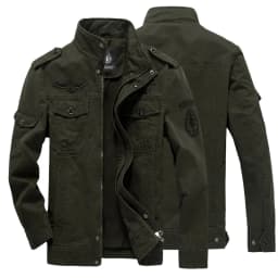 Lynjacye Size M-6XL Mens Field Jacket Army Military Style Jacket Windbreaker Bomber Coat Military Men's Tactics Motor Jackets