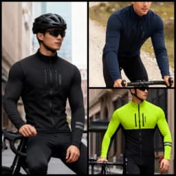 WOSAWE Cycling Jacket Winter Thermal Fleece Coat Men Women Warm Bike Jacket Mtb Cycling Jersey Windproof Bicycle Clothing 0-15℃
